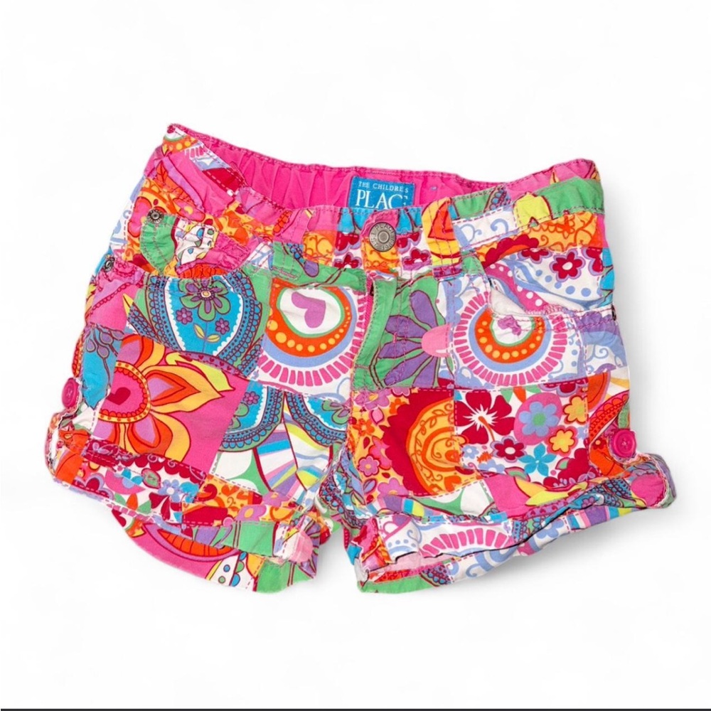 Y2K The Children's Place Vibrant Floral Kids Shorts